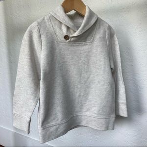 🐃EUC- Shawl-Collar Ribbed Pullover